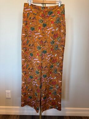 Scotch & Soda Women’s Botanical Inspired Wide Legged Pants Voyage, Size Large